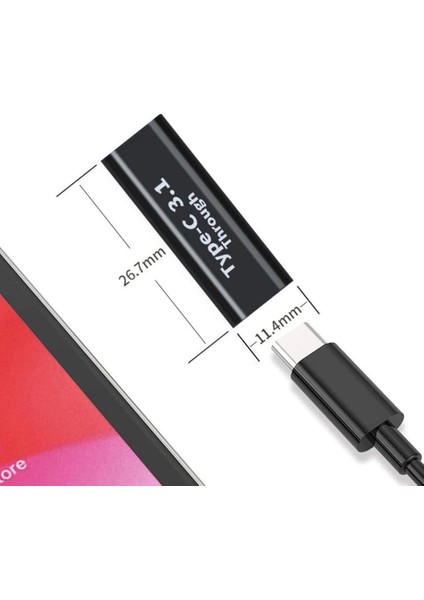 A5233 Type C USB 3.1 Dişi Dişi Çevirici Dönüştürücü Adaptör (2 Adet)