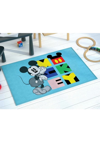 Lisanslı Disney Mickey Mouse Halı ( 80 x 120 cm )