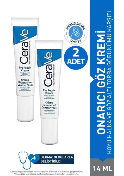 Onarıcı Göz Kremi 14 ml 2 Adet