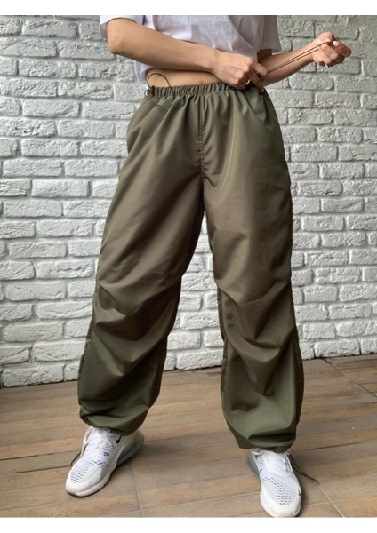 Haki Paraşüt Pantolon