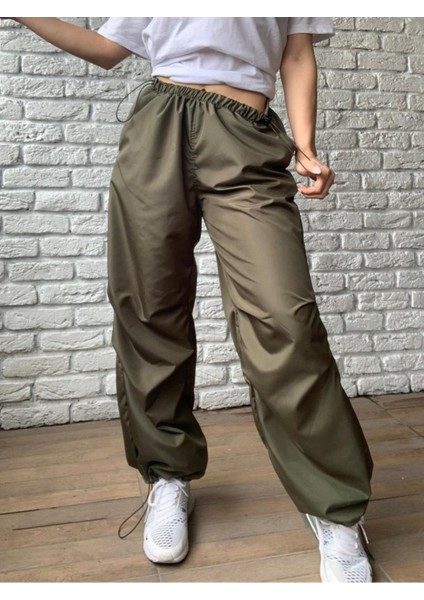 Haki Paraşüt Pantolon