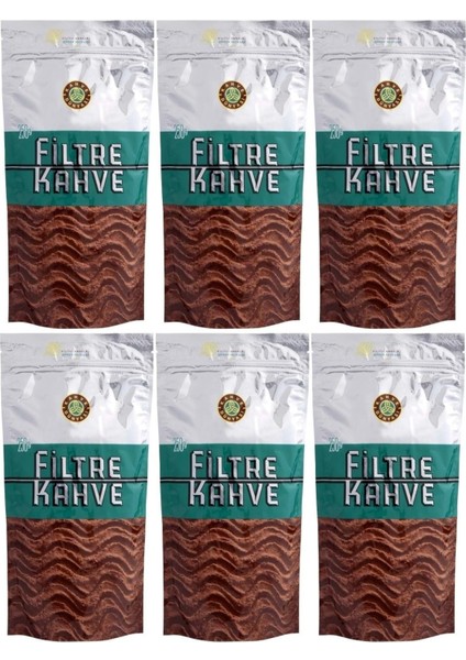 Filtre Kahve 250GR (6 Lı Set) Toplam: 1500GR