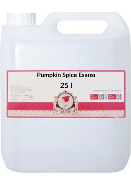 Pumpkin Spice Esansı 25 Litre