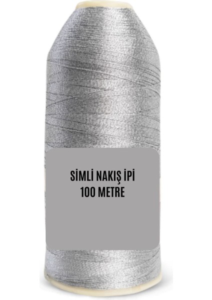 Nakış Simi 100 Metre Gümüş