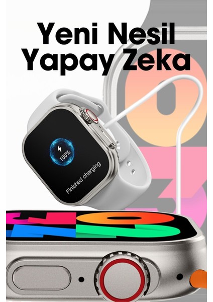 Hw Ultra 2 Akıllı Saat 7 Kordunlu 49MM Amoled Ekran Akıllı Kol Saati