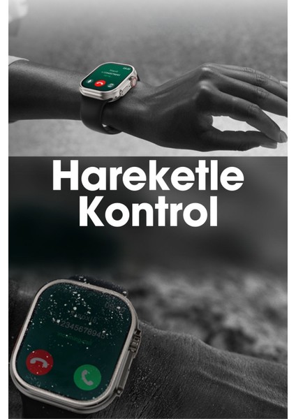 Hw Ultra 2 Akıllı Saat 7 Kordunlu 49MM Amoled Ekran Akıllı Kol Saati