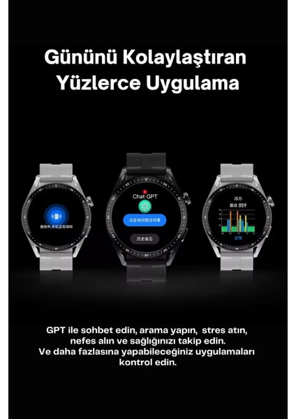 Howear Gt3 Pro Amoled Ekran 1.55 Inç 39MM Akıllı Saat