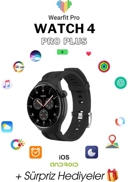 Watch 4 Pro Plus Akıllı Saat 40MM Akıllı Kol Saati