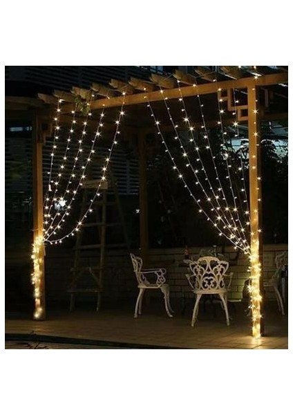 Blac Craft Dekoratif LED Günışığı Perde Aydınlatma 2x2 Metre 320 LED 8 Fonskiyonlu