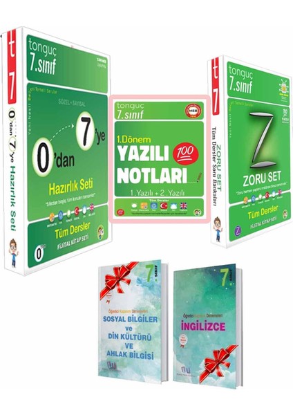 0'dan 7'ye Konu Anlatımlı Soru Bankası Seti / Soru Bankası / 1. Dönem Yazılı Notları