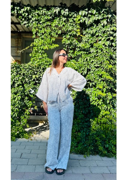 Gri Pantolon,bluz Takım fırsatları
