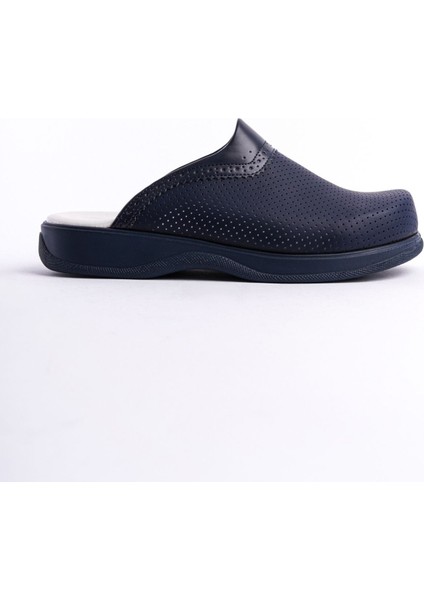 Erkek Lacivert Klasik Delikli Sabo Terlik Ortopedik Doktor Hemşire Hastane Terliği modelleri