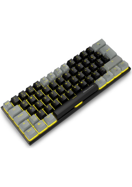 Mini T9 Mekanik Oyuncu Klavyesi, Blue Switch Türkçe Mekanik Oyun Klavye