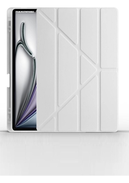 Ipad Air 11 10.9 Inç Air 4 5 6 2020 2022 2024 Kılıf Kalem Bölmeli Stadlı Uyku Modlu Akıllı Case