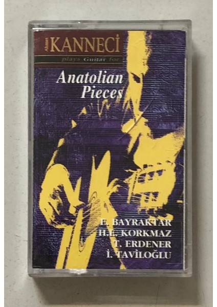 Ahmet Kanneci Anatolian Pieces Kaset (Orjnal Dönem Baskı Kaset)