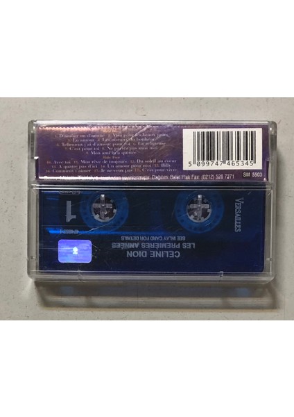 Celine Dion Les Premieres Annees Kaset (Orjnal Dönem Baskı Kaset) fiyatları
