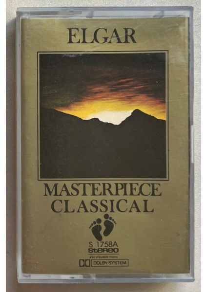 Master Piece Classical Elgar Kaset (Orjnal Dönem Foot Print Baskı Kaset)