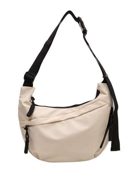 Çanta Kadın Yaz Büyük Kapasiteli Crossbody Börek Çanta 2024 Yeni Kanvas Crossbody Çanta High-End Işe Gidiş Omuz Çantası (Yurt Dışından)