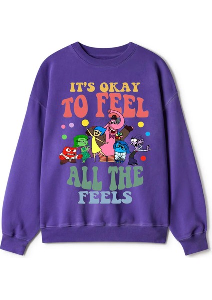 Ters Yüz Çocuk Sweatshirt