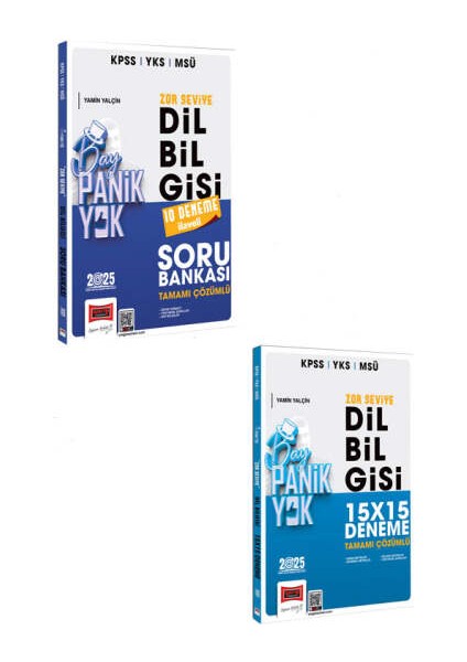 2025 KPSS YKS MSÜ Tamamı Çözümlü Panik Yok Zor Seviye Dil Bilgisi Seti