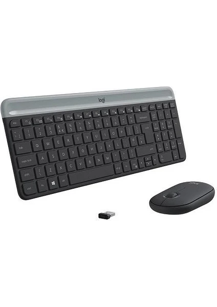 LOGITECH MK470 KABLOSUZ SET USB SİYAH 920-009435