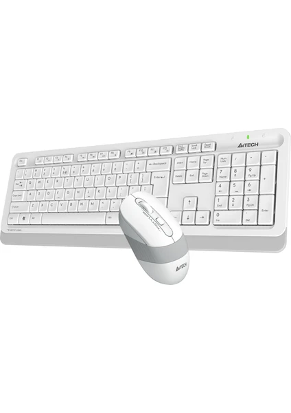 A4 TECH FG1010 Q 2.4 GHZ USB BEYAZ KLAVYE+MOUSE KABLOSUZ SET