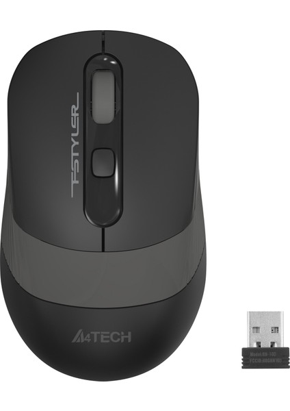 A4 TECH FG10S OPTIK MOUSE NANO SILENT GRİ 2000 DPI