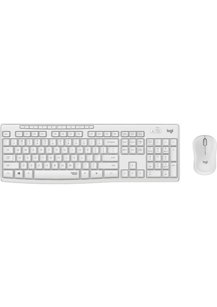 920-010089 MK295 Kablosuz Beyaz Klavye Mouse Set