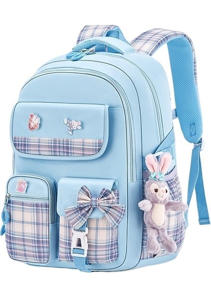 Ilkokul Öğrencisi Schoolbag Yay 1-6th Sınıf Sevimli Kız Çocuk Omuz Hafif Sırt Çantası Satışa Hazır (Yurt Dışından)