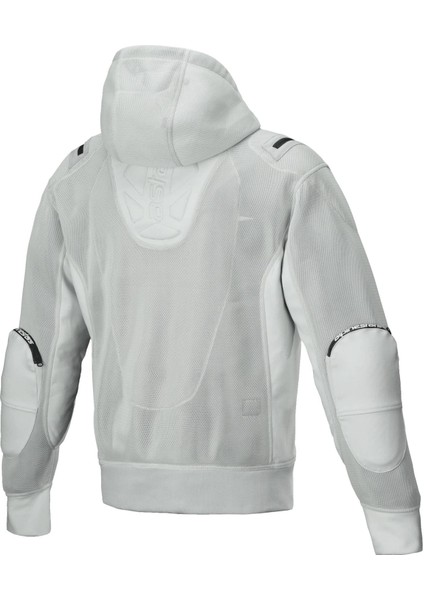 Moflow Air Tech Hoodie Korumalı Motosiklet Montu Gri