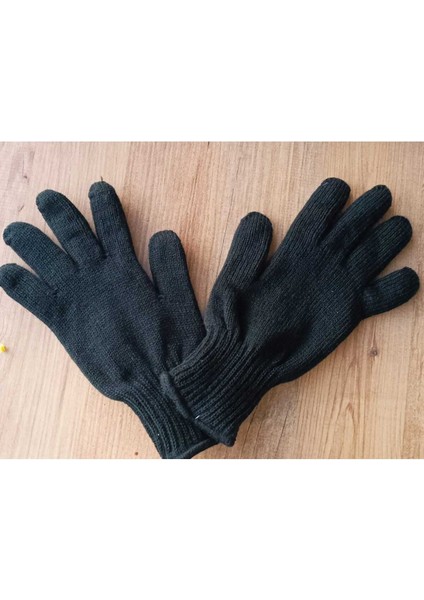 Çift Katlı Örme Kadın Erkek Unisex Eldiven