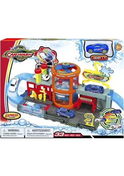Express Wheels Araç Yıkama ve Renk Değiştirme Oyun Seti