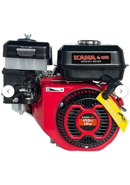 GK460 Benzinli Tek Motor İpli 18 HP Kamalı