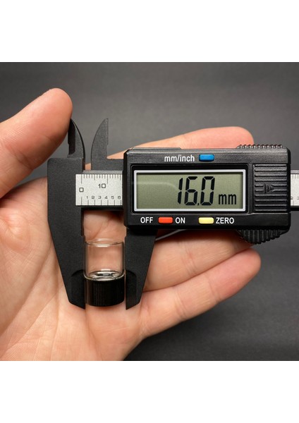 Siyah Kapaklı - Şeffaf Cam Şişe 1 ml x 24 Adet fırsatları