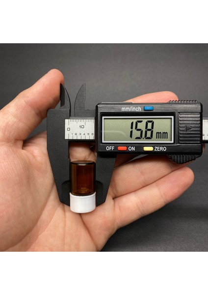 Beyaz Kapaklı - Kahverengi Cam Şişe 2 ml x 24 Adet fırsatları