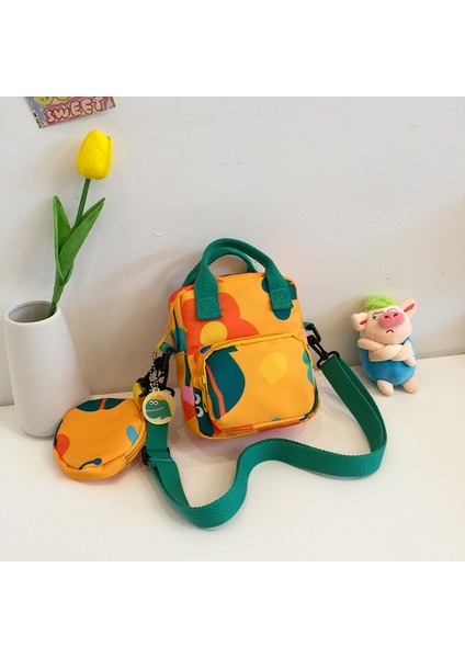 Niş Tasarım Çanta 2024 Yeni Moda Japon Kız Küçük Taze Kanvas Crossbody Çanta Çok Yönlü Internet Ünlü Çanta (Yurt Dışından)