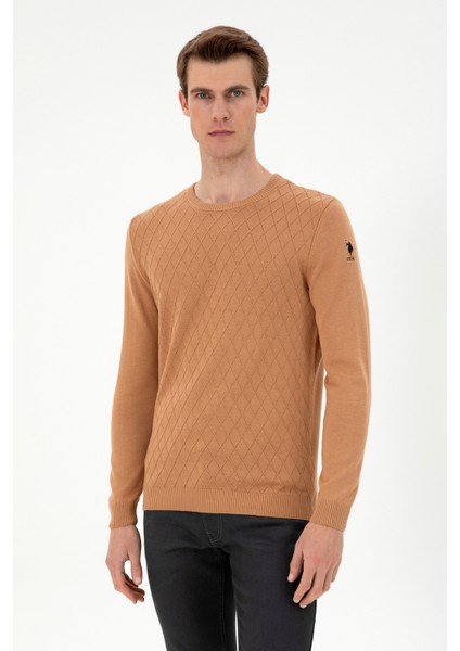 Erkek Camel Kazak /Triko 50297055-VR015
