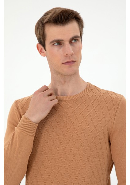 Erkek Camel Kazak /Triko 50297055-VR015