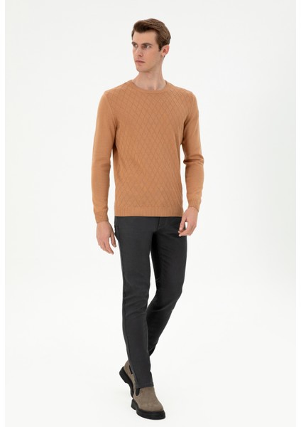 Erkek Camel Kazak /Triko 50297055-VR015
