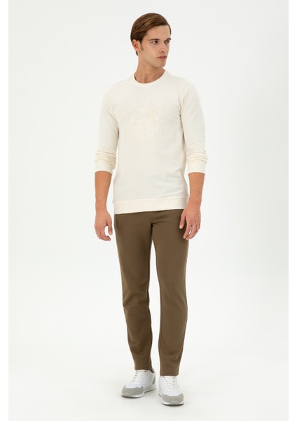 Erkek Krem Sweatshirt 50290582-VR071 fırsatları