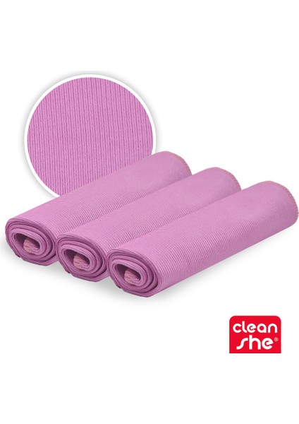 Premium Ekstra Kalın Mikrofiber Cam Bezi 3'lü Set 40X40 320 Gsm | 1,5 Kata Kadar Daha İyi Cam Silme