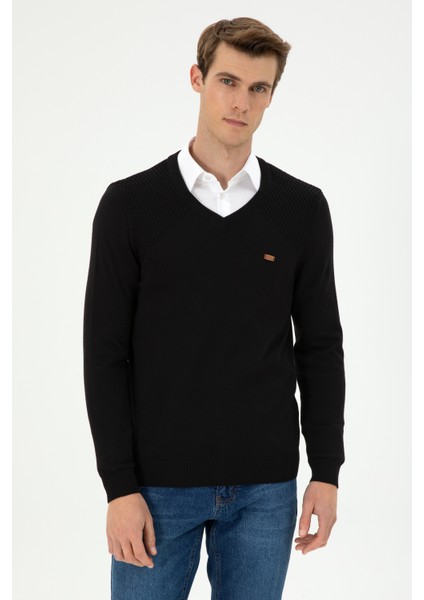 Erkek Siyah Kazak /Triko 50297063-VR046