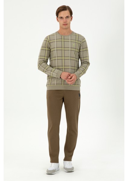 Erkek Açık Haki Sweatshirt 50296087-VR183 fırsatları