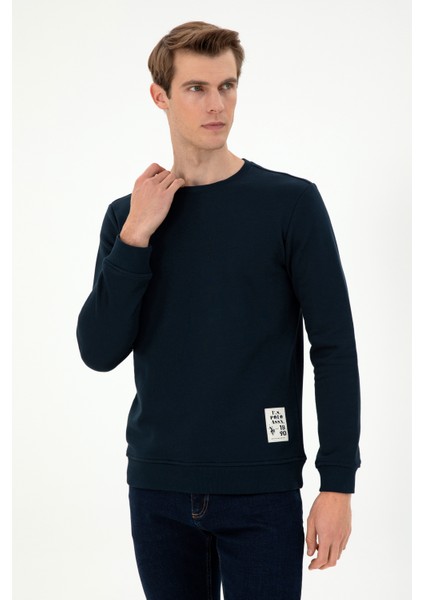 Erkek Lacivert Sweatshirt 50293471-VR033