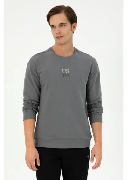 U.S. Polo Assn. Erkek Gri Sweatshirt 50293420-VR024