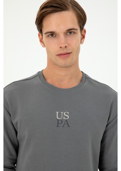 U.S. Polo Assn. Erkek Gri Sweatshirt 50293420-VR024