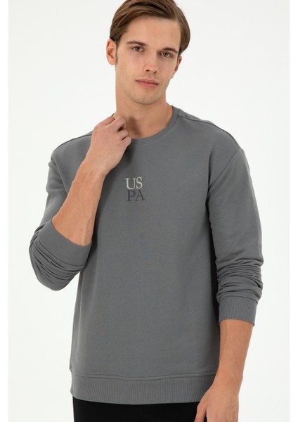 U.S. Polo Assn. Erkek Gri Sweatshirt 50293420-VR024