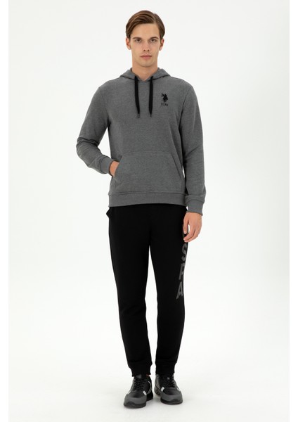 Erkek Antrasit Melanj Sweatshirt 50289059-VR081 fırsatları