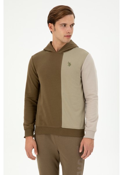 Erkek Haki Sweatshirt 50293451-VR027