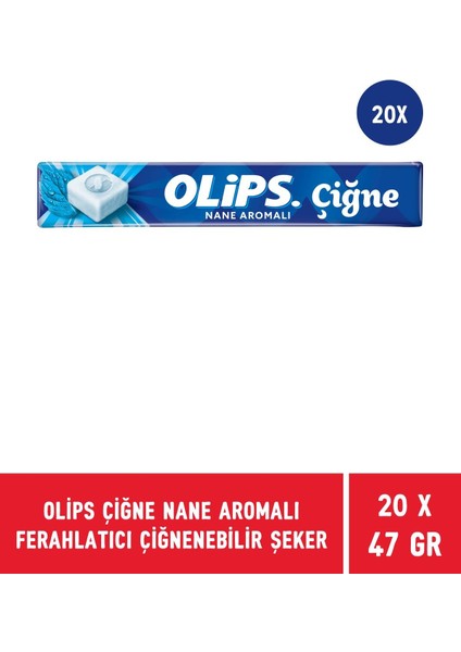 OLİPS ÇİĞNE NANE 47 GR - 20 Adet